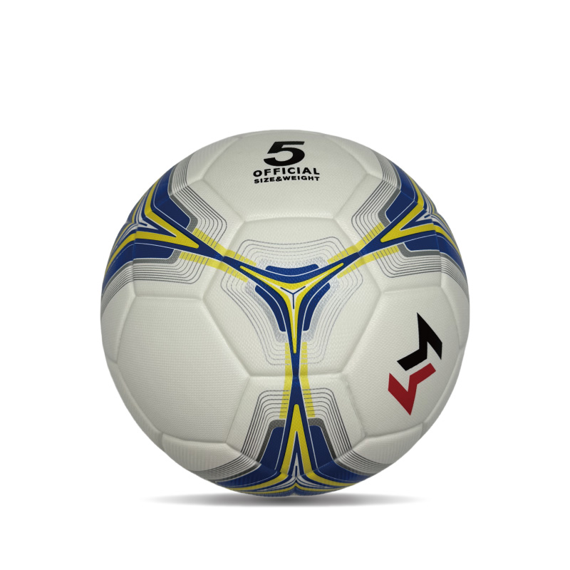 Diamond PU Leather Professional Soccer Ball Officiële maat 5 Aangepaste kleurrijke unisex duurzame training voetbal