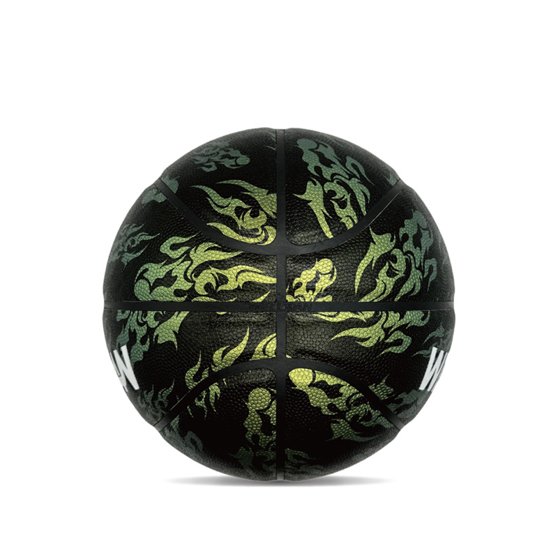 Binnen/buiten hygroscopiciteit PU kleurrijke gedrukte sportbasketbalbal