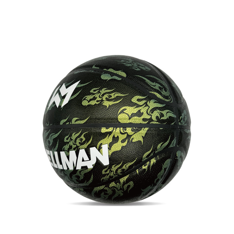 Binnen/buiten hygroscopiciteit PU kleurrijke gedrukte sportbasketbalbal