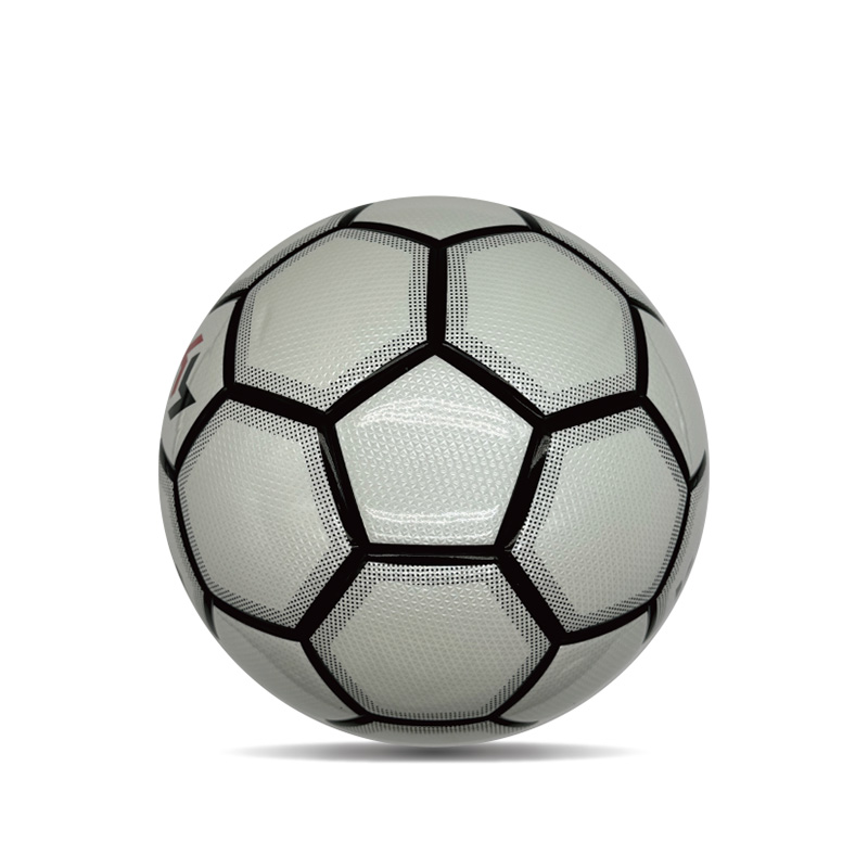 Double Mirror Aangepaste bedrukte voetballen Glanzende gepersonaliseerde voetbal Bal Officiële maat 5