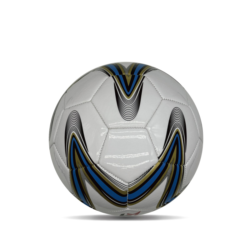 Duurzame PVC -maat 4 Jeugdvoetbal Ball Print Logo Training Football Ball voor kinderen en volwassenen