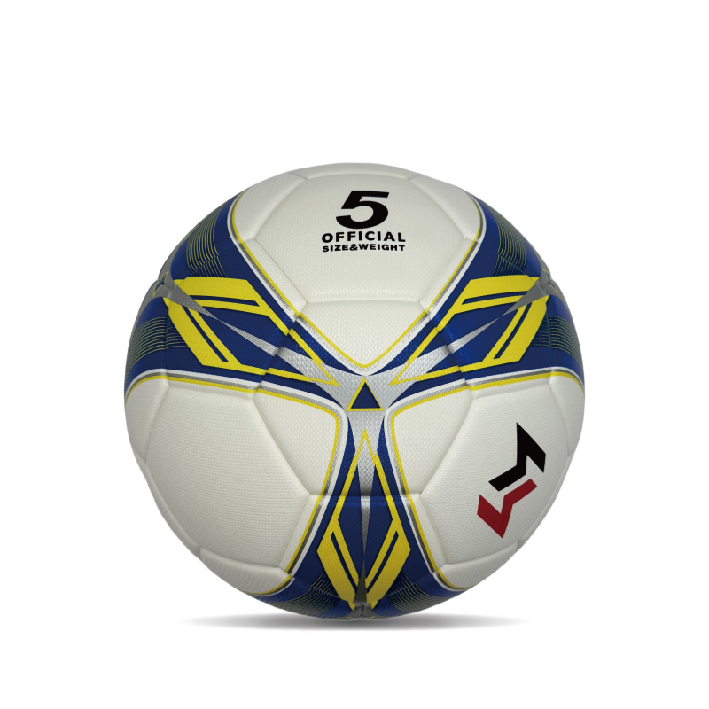 Diamond PU Leather Professional Soccer Ball Officiële maat 5 Aangepaste kleurrijke unisex duurzame training voetbal