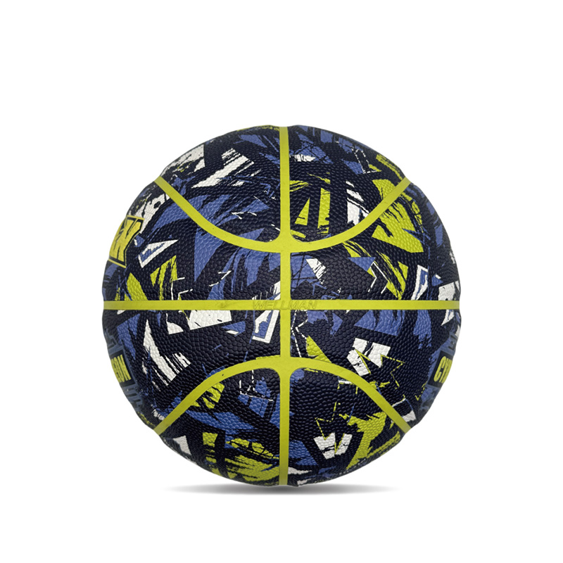 Gepersonaliseerde aangepaste pop cyberpunk gedrukte PU Sport/Gift Basketball Ball Maat 7
