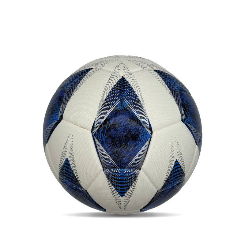 Diamond PU Leather Professional Soccer Ball Officiële maat 5 Aangepaste kleurrijke unisex duurzame training voetbal