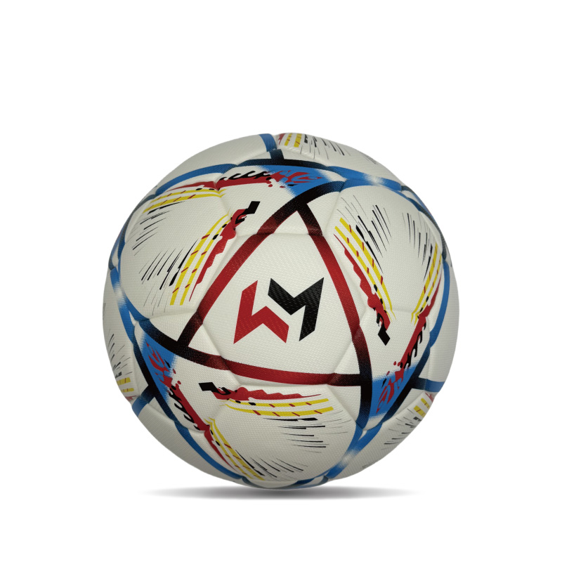 Diamond PU Leather Professional Soccer Ball Officiële maat 5 Aangepaste kleurrijke unisex duurzame training voetbal